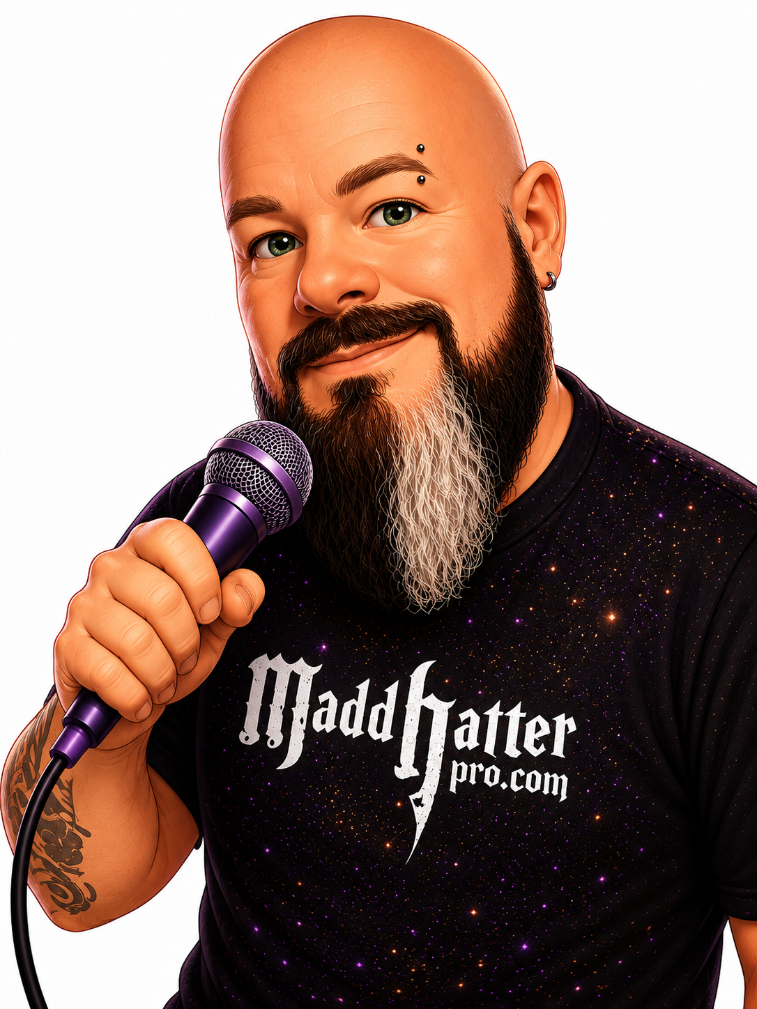 DJ Wonder caricature